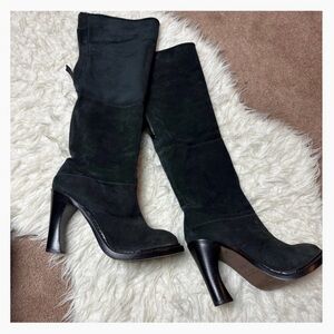 Vera Wang Black Heeled Boots